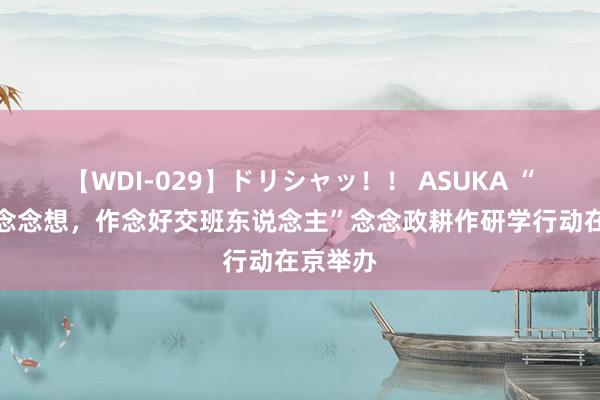 【WDI-029】ドリシャッ！！ ASUKA “学习新念念想，作念好交班东说念主”念念政耕作研学行动在京举办