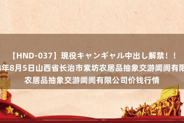 【HND-037】現役キャンギャル中出し解禁！！ ASUKA 2024年8月5日山西省长治市紫坊农居品抽象交游阛阓有限公司价钱行情