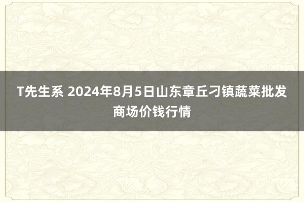 T先生系 2024年8月5日山东章丘刁镇蔬菜批发商场价钱行情