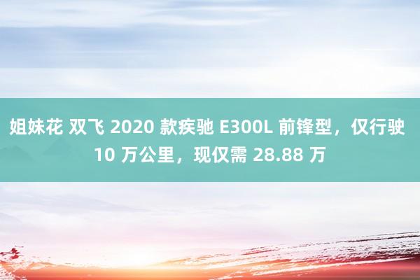 姐妹花 双飞 2020 款疾驰 E300L 前锋型，仅行驶 10 万公里，现仅需 28.88 万